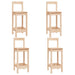 Set mobilier de bar, 5 piese, lemn masiv de pin - WALTI WALTI