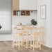 Set mobilier de bar, 5 piese, lemn masiv de pin - WALTI WALTI