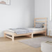 Pat de zi extensibil, 2x(90x190) cm, lemn masiv de pin - WALTI WALTI