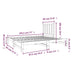 Pat de zi extensibil, alb, 2x(90x190) cm, lemn masiv de pin - WALTI WALTI