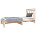 Pat de zi extensibil, 2x(90x190) cm, lemn masiv de pin - WALTI WALTI