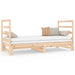 Pat de zi extensibil, 2x(90x190) cm, lemn masiv de pin - WALTI WALTI