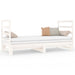 Pat de zi extensibil, alb, 2x(90x190) cm, lemn masiv de pin - WALTI WALTI