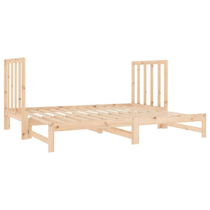 Pat de zi extensibil, 2x(90x190) cm, lemn masiv de pin - WALTI WALTI