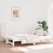 Pat de zi extensibil, alb, 2x(90x190) cm, lemn masiv de pin - WALTI WALTI