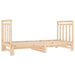 Pat de zi extensibil, 2x(90x190) cm, lemn masiv de pin - WALTI WALTI