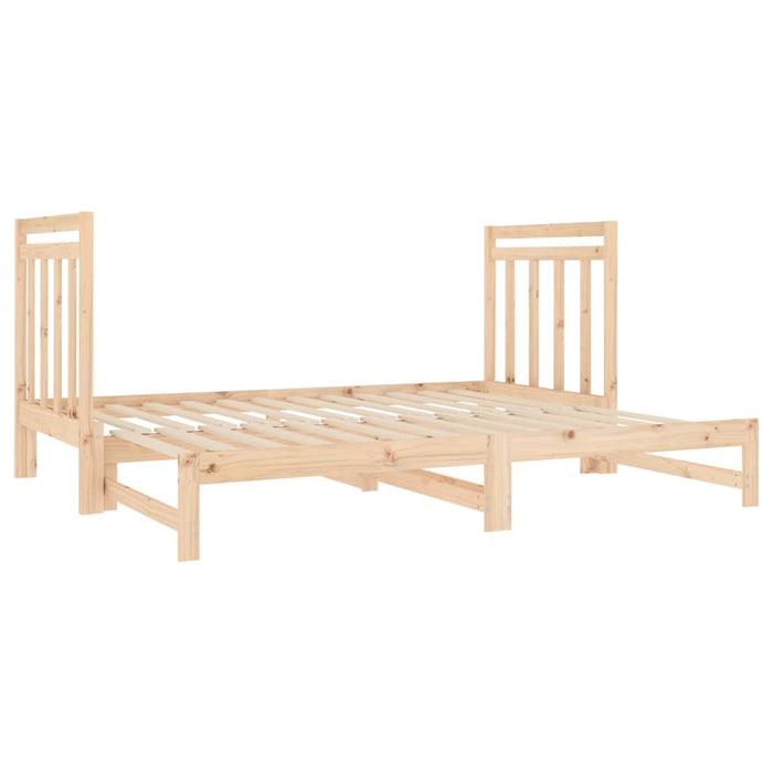 Pat de zi extensibil, 2x(90x190) cm, lemn masiv de pin - WALTI WALTI
