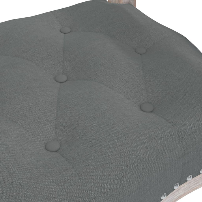 Bancă, gri închis, 110x45x60 cm, textil - WALTI WALTI