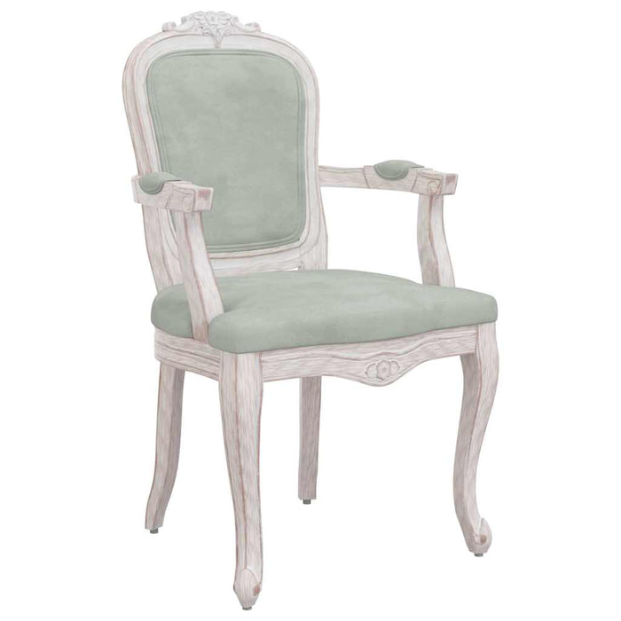 Scaune de sufragerie, gri, 62x59,5x100,5 cm, catifea WALTI