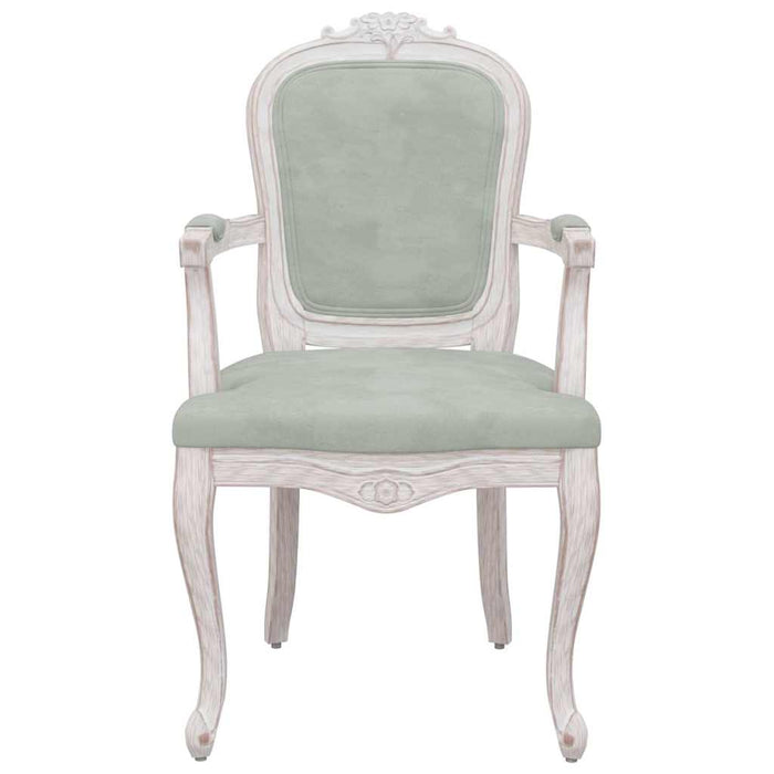 Scaune de sufragerie, gri, 62x59,5x100,5 cm, catifea WALTI