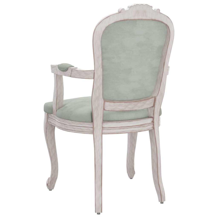 Scaune de sufragerie, gri, 62x59,5x100,5 cm, catifea WALTI
