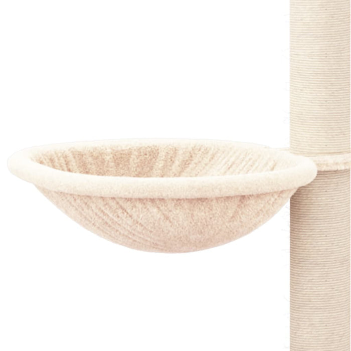 Ansamblu de pisici cu stâlpi din funie de sisal, crem, 94,5 cm - WALTI WALTI