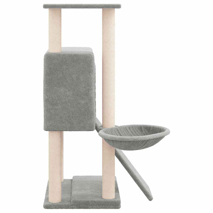Ansamblu de pisici, stâlpi din funie sisal, gri deschis, 96 cm - WALTI WALTI