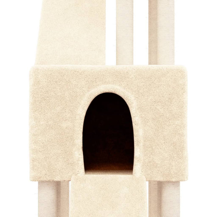 Ansamblu de pisici cu stâlpi din funie de sisal, crem, 190 cm - WALTI WALTI