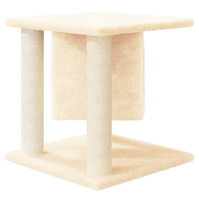 Ansamblu de pisici cu stâlpi din funie de sisal, crem, 37 cm - WALTI WALTI