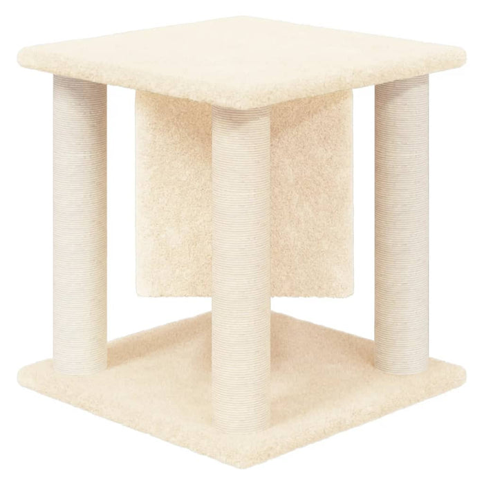 Ansamblu de pisici cu stâlpi din funie de sisal, crem, 37 cm - WALTI WALTI