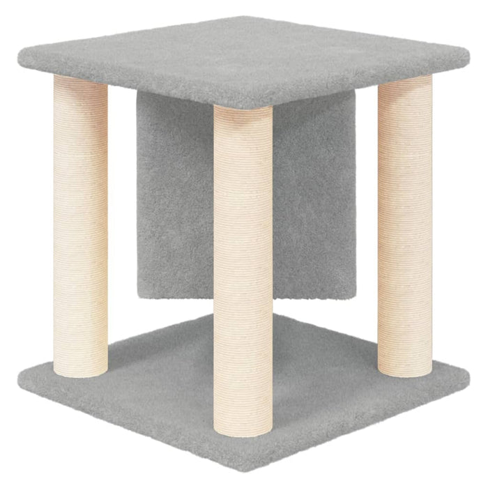 Ansamblu de pisici, stâlpi din funie sisal, gri deschis, 37 cm - WALTI WALTI