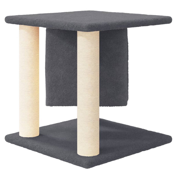 Ansamblu pisici cu stâlpi din funie sisal, gri închis, 37 cm WALTI