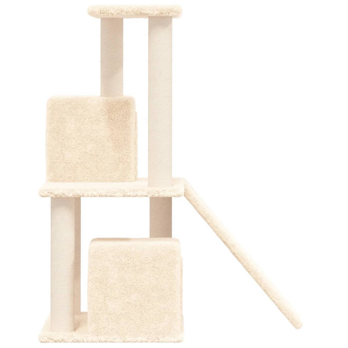 Ansamblu de pisici cu stâlpi din funie de sisal, crem, 82 cm - WALTI WALTI
