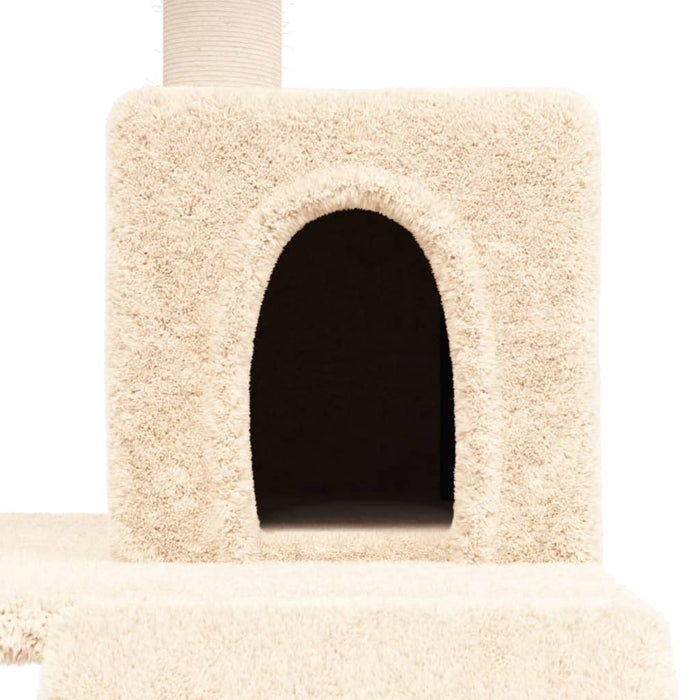 Ansamblu de pisici cu stâlpi din funie de sisal, crem, 82 cm - WALTI WALTI
