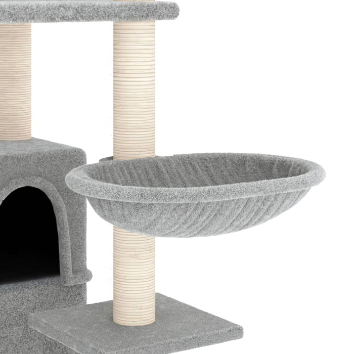 Ansamblu pisici, stâlpi din funie sisal, gri deschis, 175 cm - WALTI WALTI