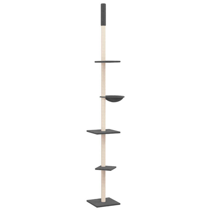 Ansamblu pisici podea până la tavan, gri închis, 263,5-289,5 cm WALTI