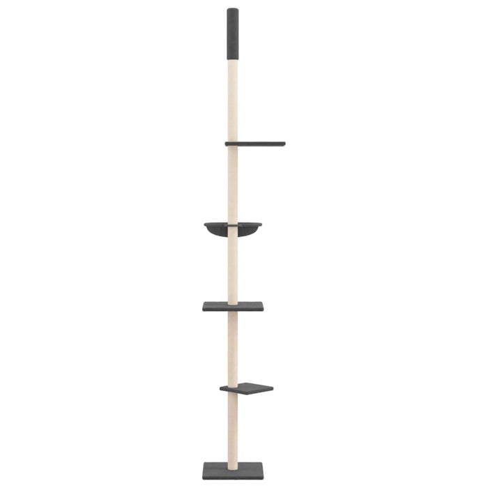 Ansamblu pisici podea până la tavan, gri închis, 263,5-289,5 cm WALTI