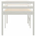 Pat înalt de dormitor, alb, 90x200 cm, lemn masiv de pin - WALTI WALTI