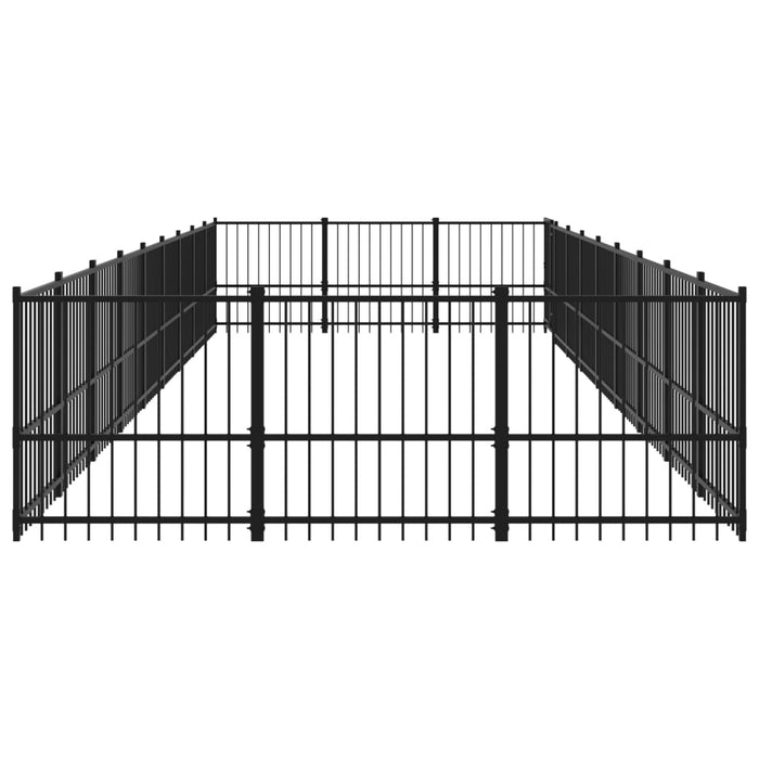 Padoc pentru câini de exterior, 25,4 m², oțel - WALTI WALTI