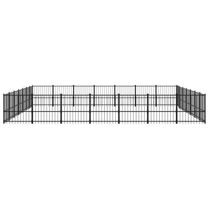 Padoc pentru câini de exterior, 46,1 m², oțel WALTI