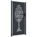 Poartă pentru grădină, antracit, 105x205 cm, oțel, design copac - WALTI WALTI