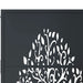 Poartă pentru grădină, antracit, 105x205 cm, oțel, design copac - WALTI WALTI