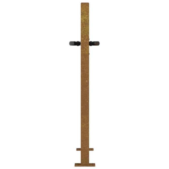 Poartă pentru grădină, 105x105 cm, oțel corten, model copac - WALTI WALTI