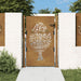 Poartă pentru grădină, 105x130 cm, oțel corten, model copac - WALTI WALTI