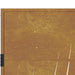 Poartă pentru grădină, 105x80 cm, oțel corten, model iarbă - WALTI WALTI