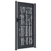 Poartă pentru grădină, antracit, 105x205 cm, oțel, model bambus - WALTI WALTI