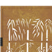Poartă pentru grădină, 105x130 cm, oțel corten, model bambus - WALTI WALTI