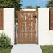 Poartă pentru grădină, 105x130 cm, oțel corten, model bambus - WALTI WALTI