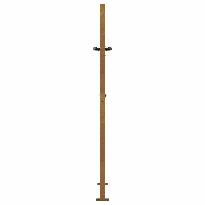 Poartă pentru grădină, 105x155 cm, oțel corten, model bambus - WALTI WALTI