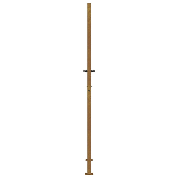Poartă pentru grădină, 105x205 cm, oțel corten, model bambus - WALTI WALTI