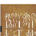 Poartă pentru grădină, 105x205 cm, oțel corten, model bambus - WALTI WALTI