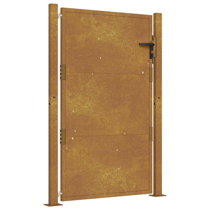 Poartă de grădină 100x125 cm, oțel Corten WALTI