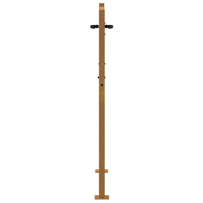 Poartă de grădină 100x125 cm, oțel Corten WALTI