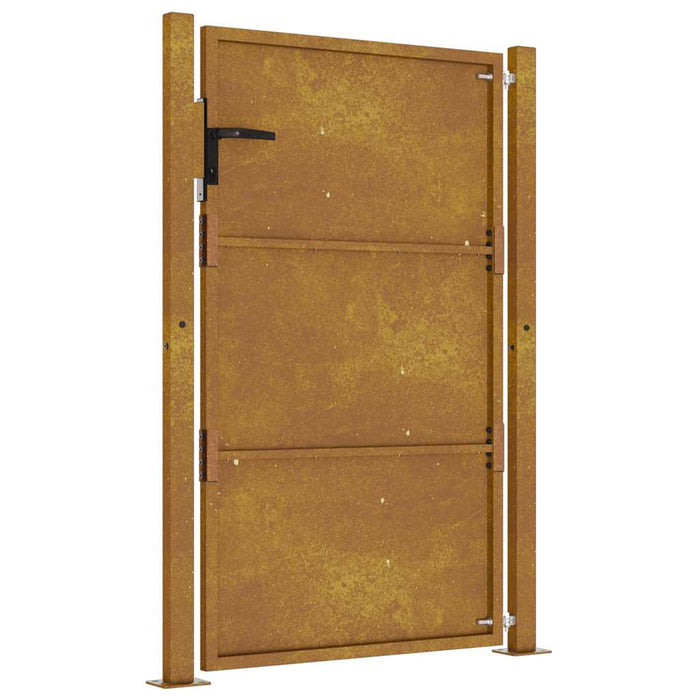 Poartă de grădină 100x125 cm, oțel Corten WALTI