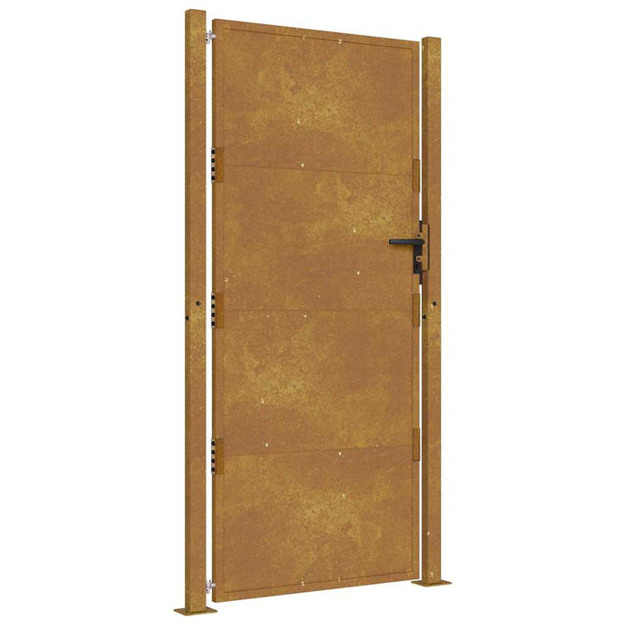 Poartă de grădină 100x200 cm, oțel Corten WALTI