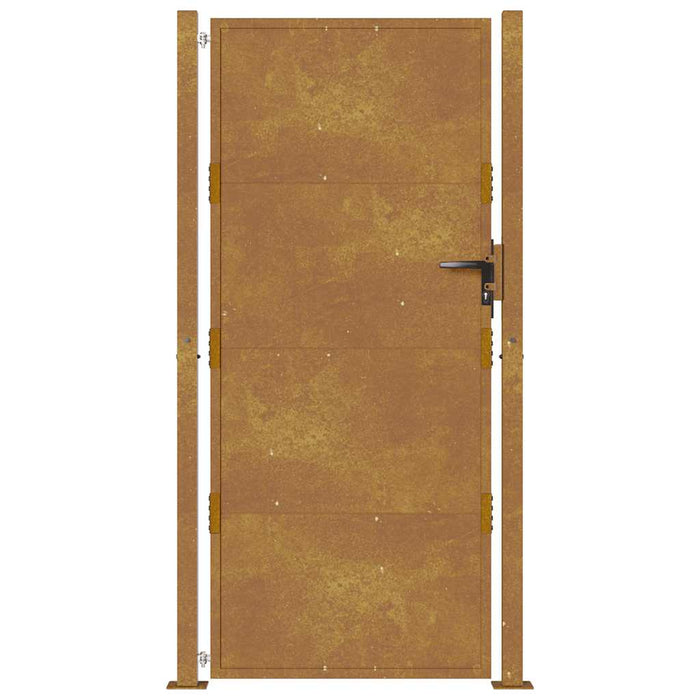 Poartă de grădină 100x200 cm, oțel Corten WALTI