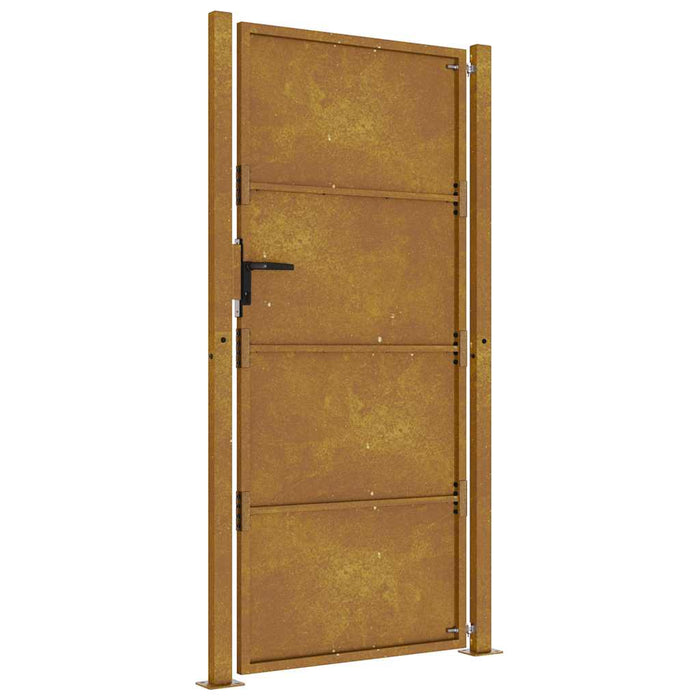Poartă de grădină 100x200 cm, oțel Corten WALTI