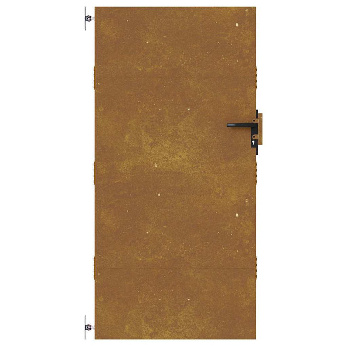 Poartă de grădină 85x200 cm, oțel Corten WALTI