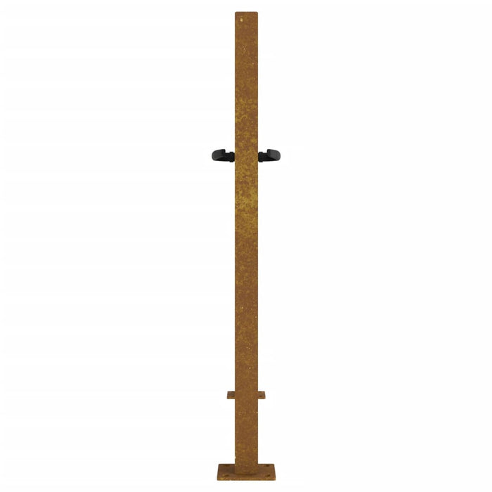 Poartă pentru grădină, 105x80 cm, oțel corten - WALTI WALTI