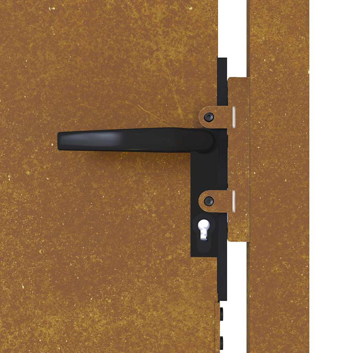 Poartă de grădină 100x150 cm, oțel Corten WALTI